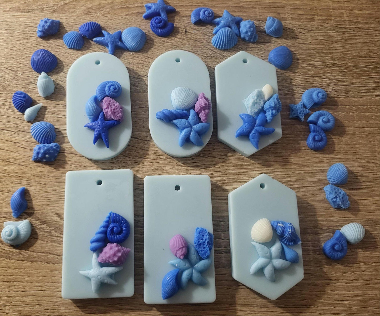 Sea Soy Wax Air Freshener Paseo Del Mar | Ocean Breeze Scent | Handmade Mediterranean Home Decor Closet, Drawer Shelf