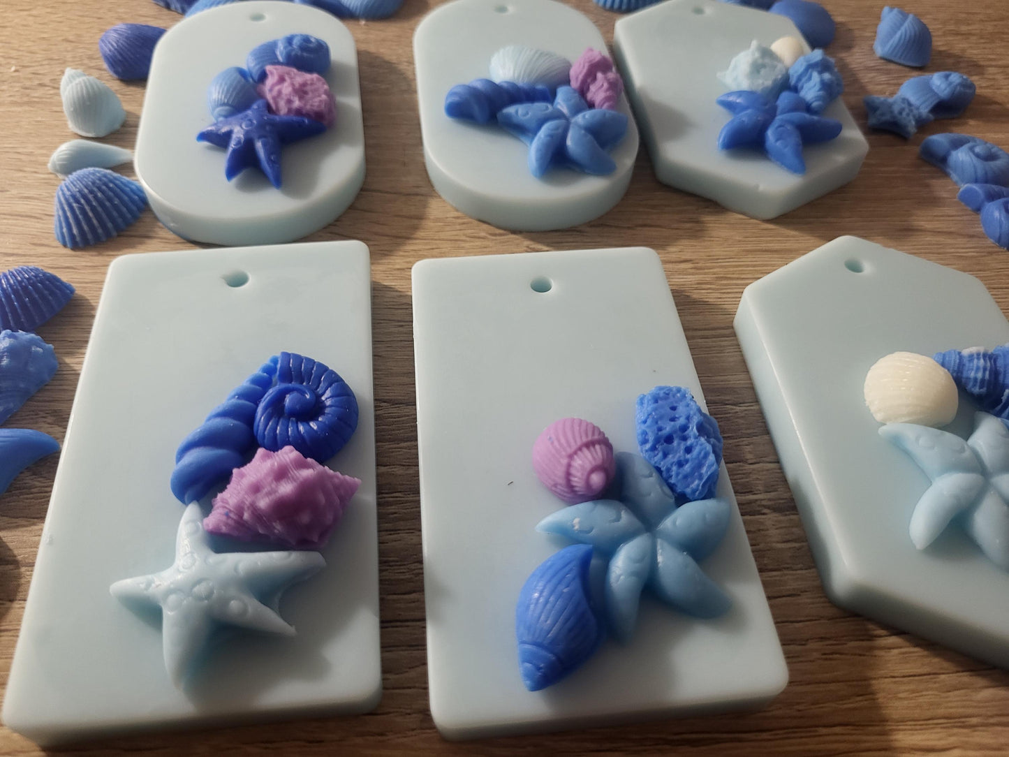 Sea Soy Wax Air Freshener Paseo Del Mar | Ocean Breeze Scent | Handmade Mediterranean Home Decor Closet, Drawer Shelf