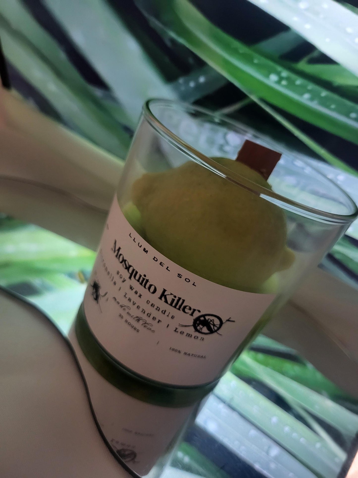Mosquito Repellent Soy Candle: Citronella, Lavender & Lemon - Outdoor Scented Candle