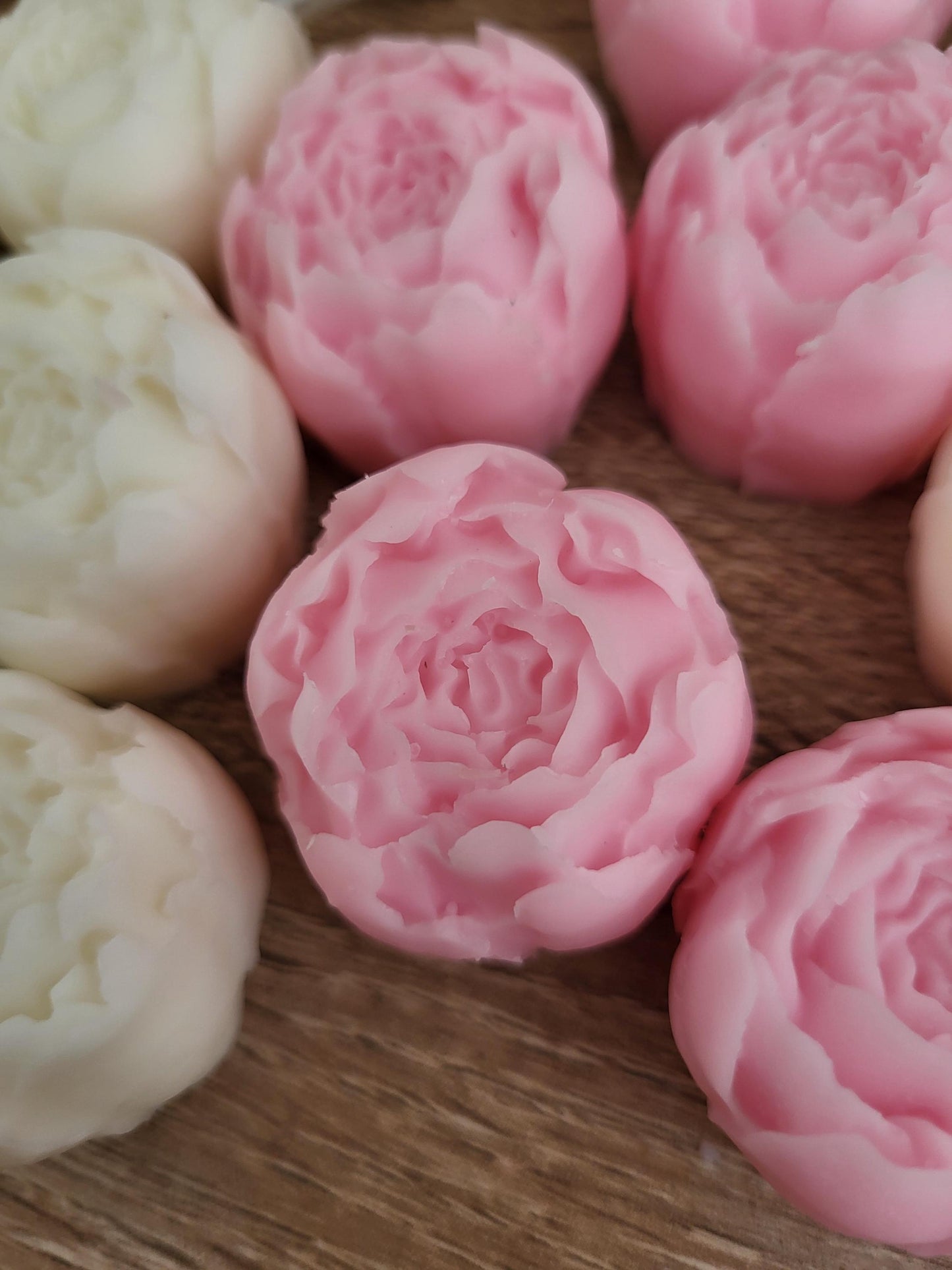 Pack 5 Flower Soy Wax Melt: Highly Scented Floral Wax, Handmade & Hand-poured