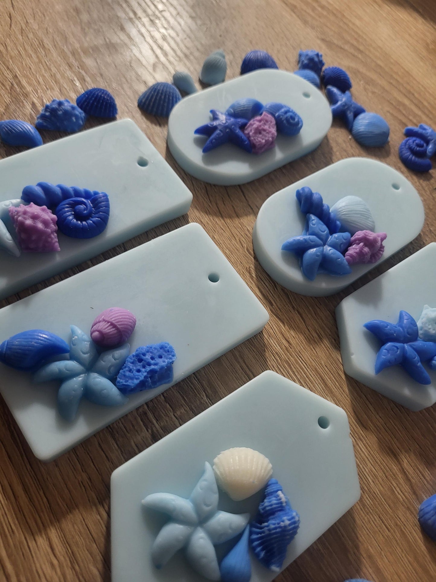 Sea Soy Wax Air Freshener Paseo Del Mar | Ocean Breeze Scent | Handmade Mediterranean Home Decor Closet, Drawer Shelf