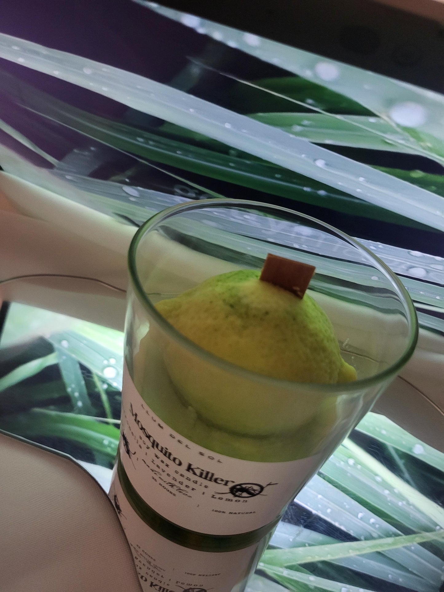 Mosquito Repellent Soy Candle: Citronella, Lavender & Lemon - Outdoor Scented Candle