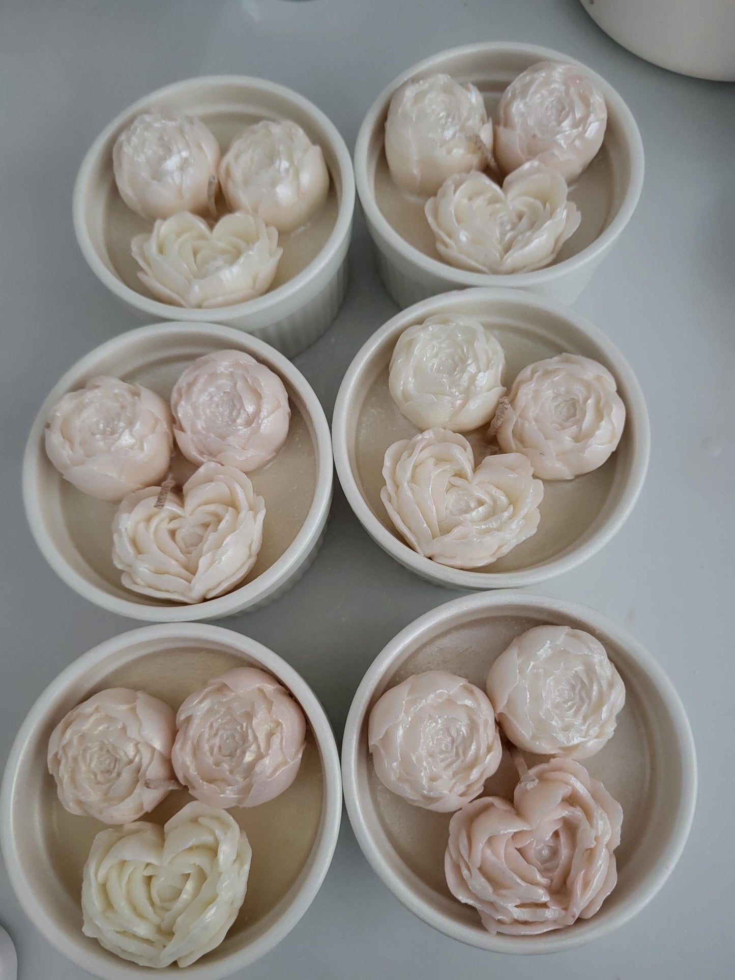 Handmade Floral Soy Candle: Wooden Wick, Vegan Home Decor
