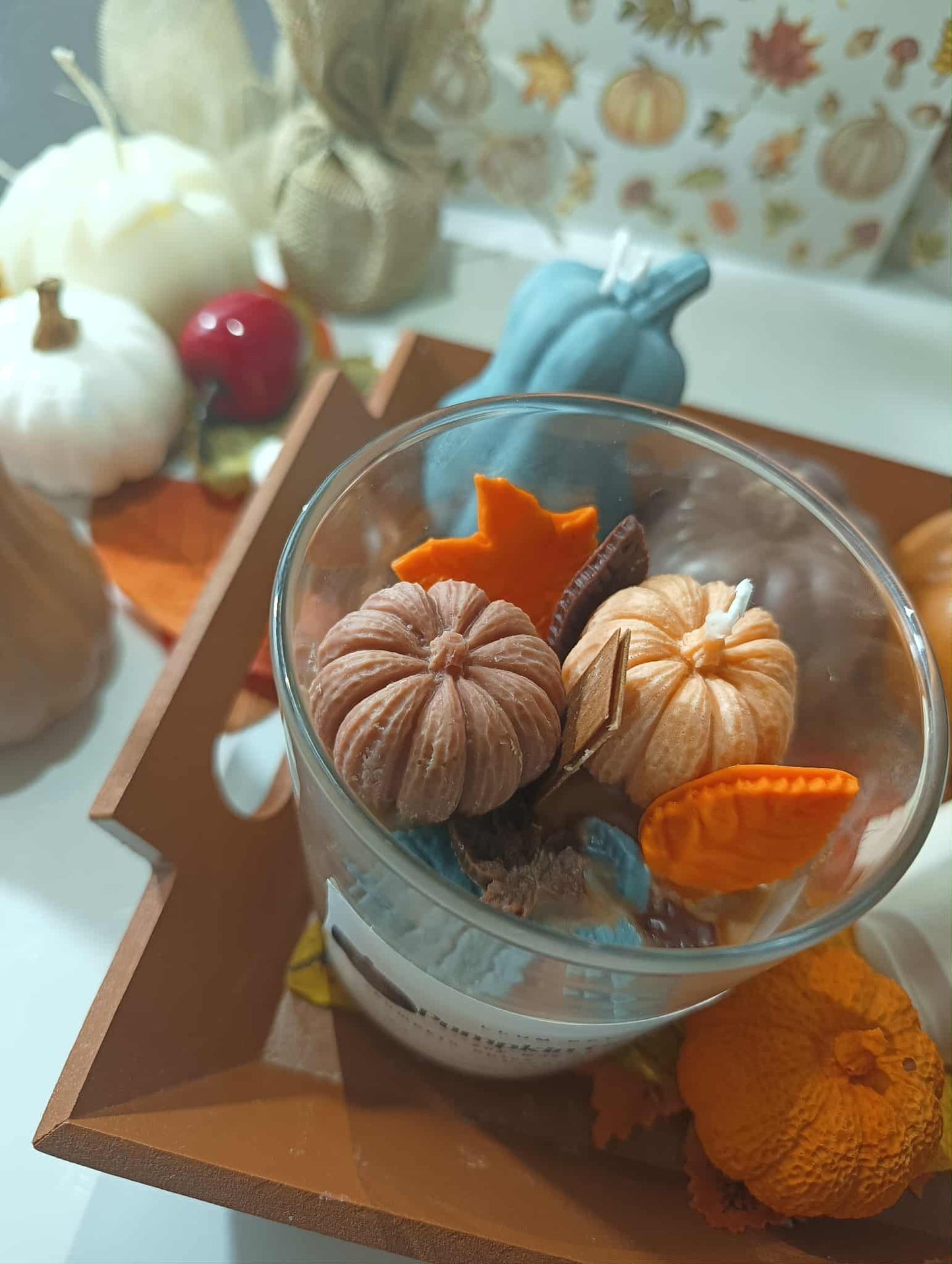 Pumpkin Cream Chai – Pumpkin Spice, Creamy Caramel & Cinnamon Chai Candle