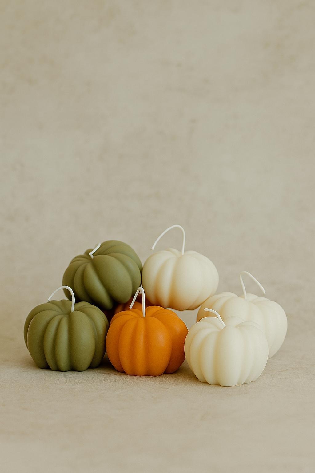 Pumpkin Candle Handmade Autumn Halloween– Hand-Poured Soy Wax