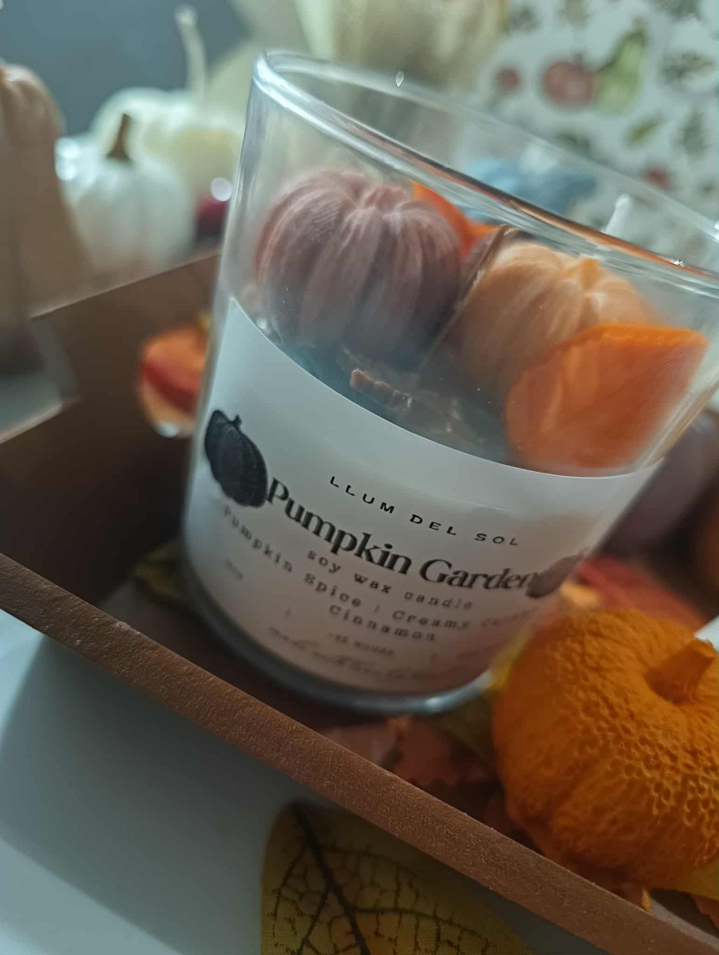 Pumpkin Cream Chai – Pumpkin Spice, Creamy Caramel & Cinnamon Chai Candle