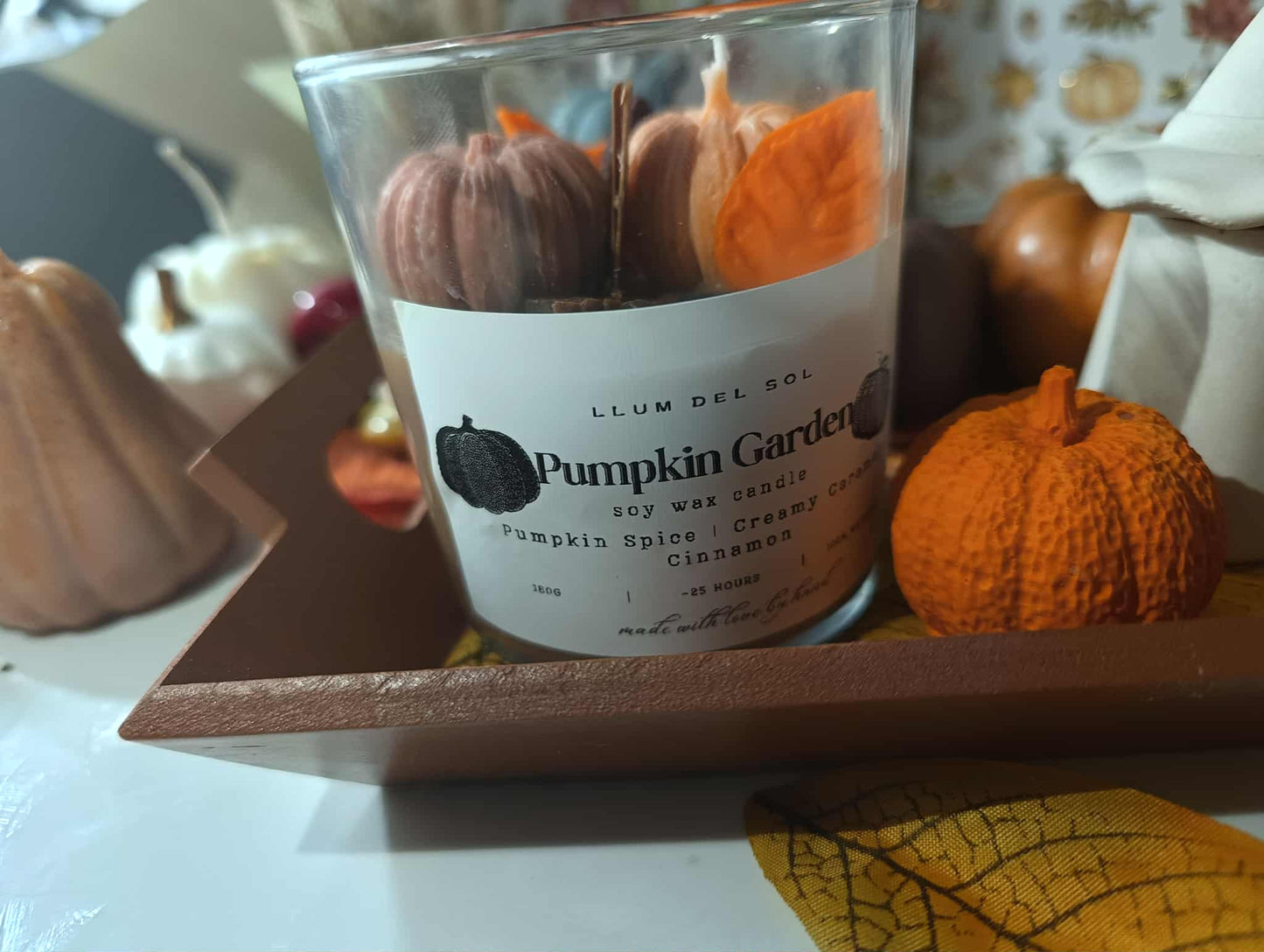 Pumpkin Cream Chai – Pumpkin Spice, Creamy Caramel & Cinnamon Chai Candle