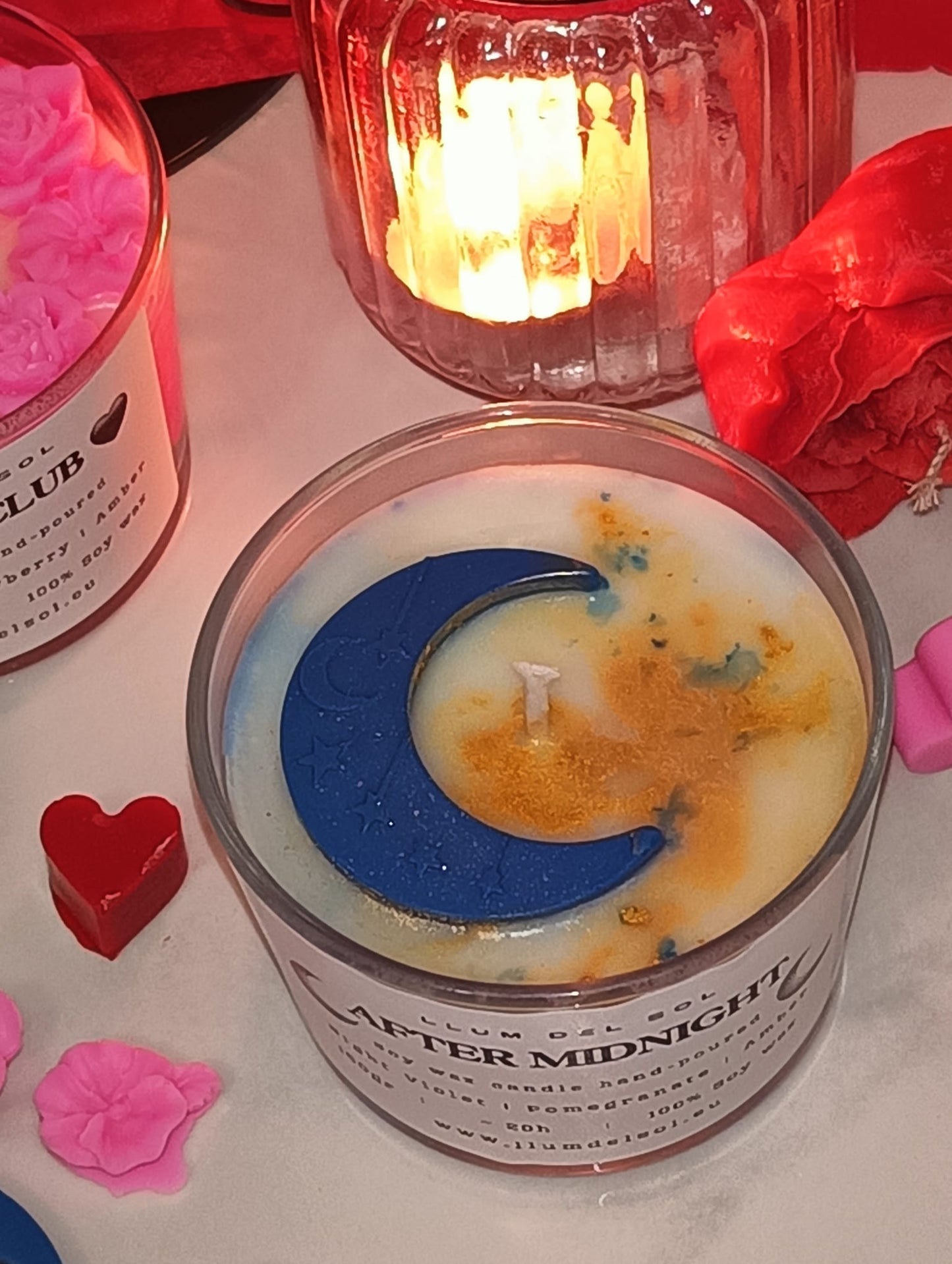 After Midnight – Vela de Soja para Mejores Amigas | Night Violet, Dark Pomegranate & Amber