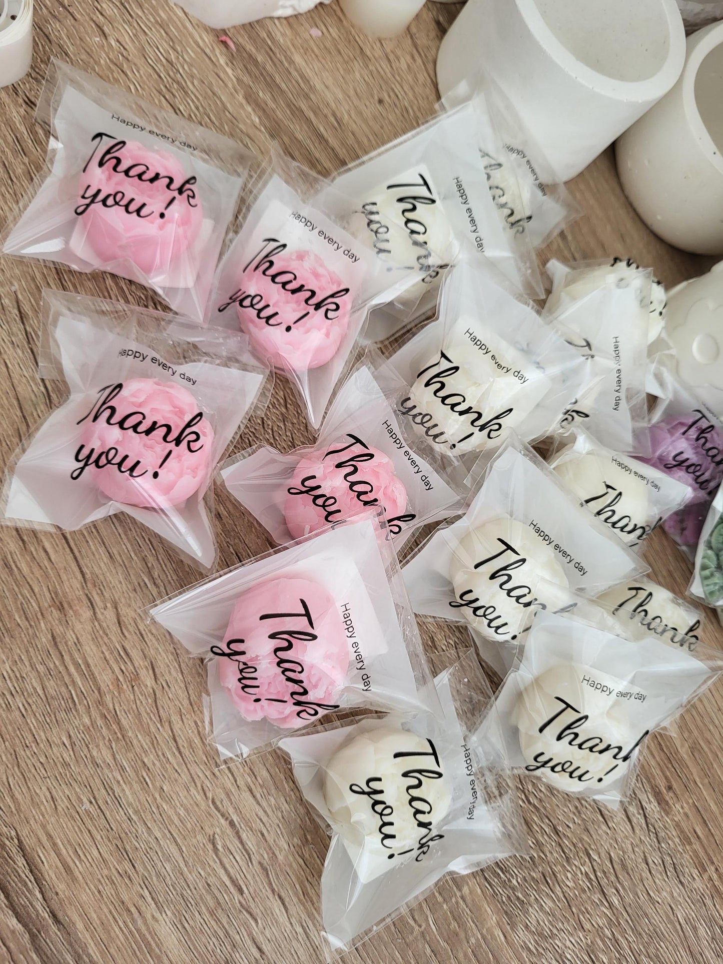 Pack 5 Flower Soy Wax Melt: Highly Scented Floral Wax, Handmade & Hand-poured