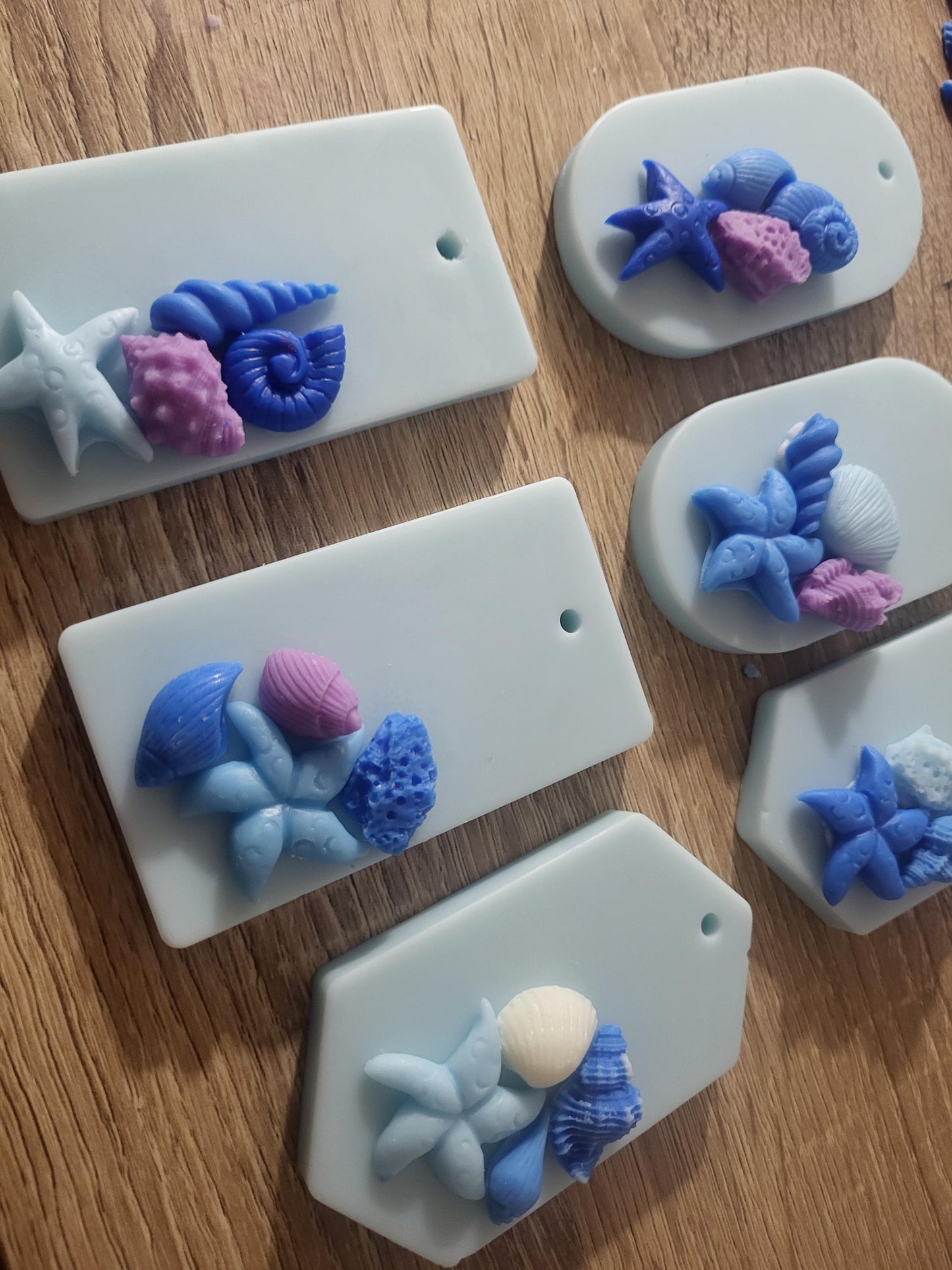Sea Soy Wax Air Freshener Paseo Del Mar | Ocean Breeze Scent | Handmade Mediterranean Home Decor Closet, Drawer Shelf