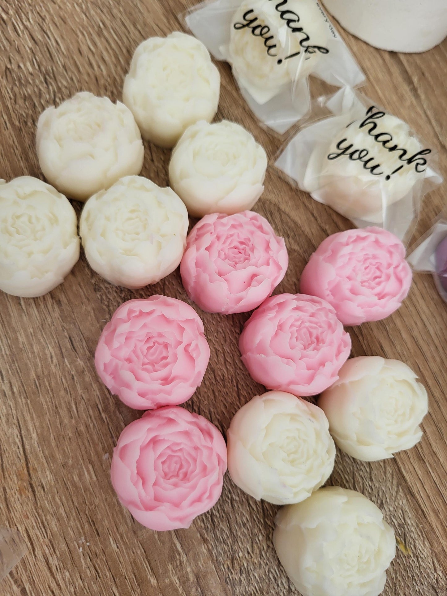Pack 5 Flower Soy Wax Melt: Highly Scented Floral Wax, Handmade & Hand-poured