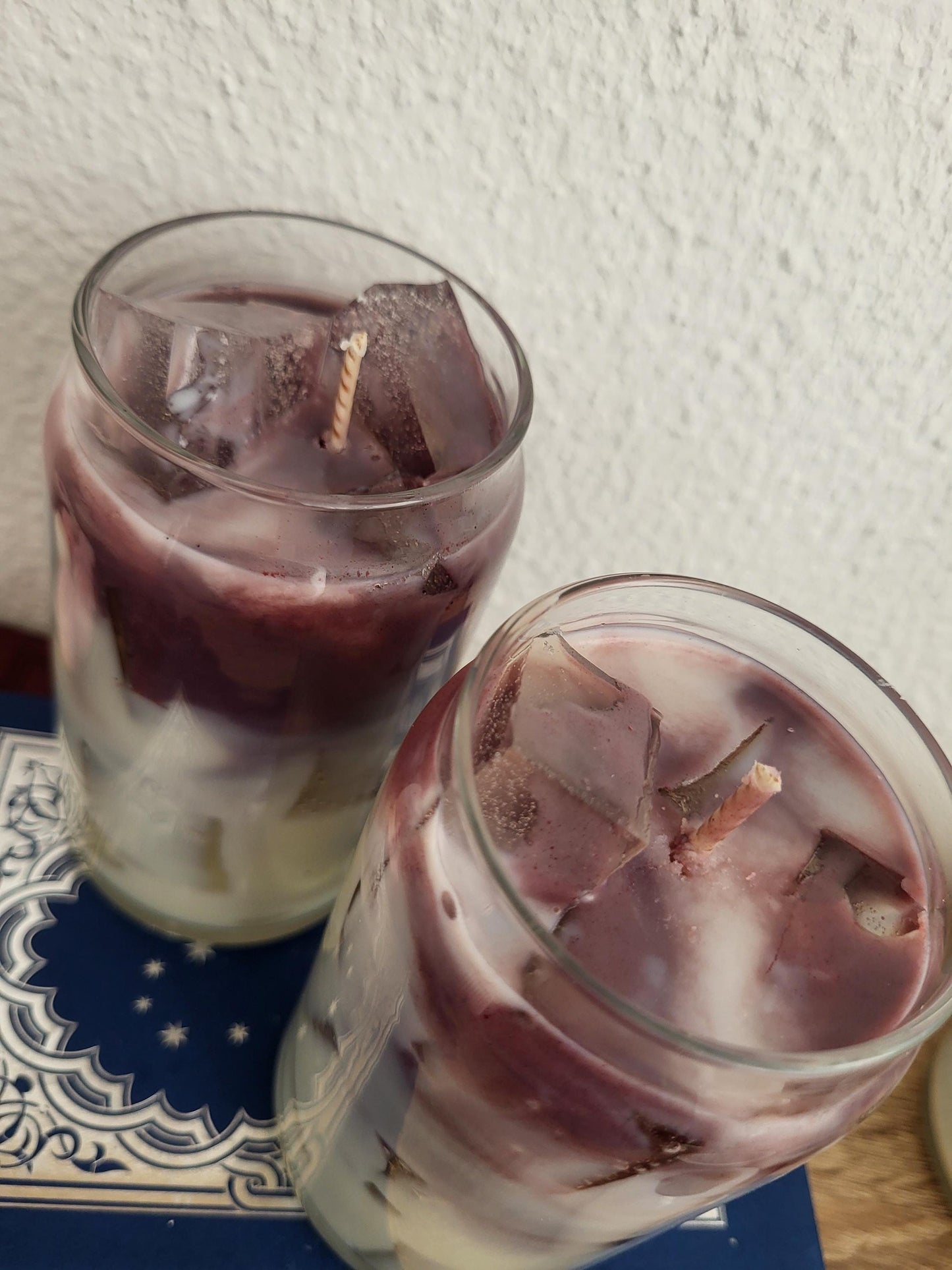 Vela de café helado: aroma a vainilla con leche, cera de soja vegana