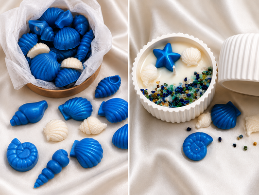 Pack vela y wax melts Al lado del mar