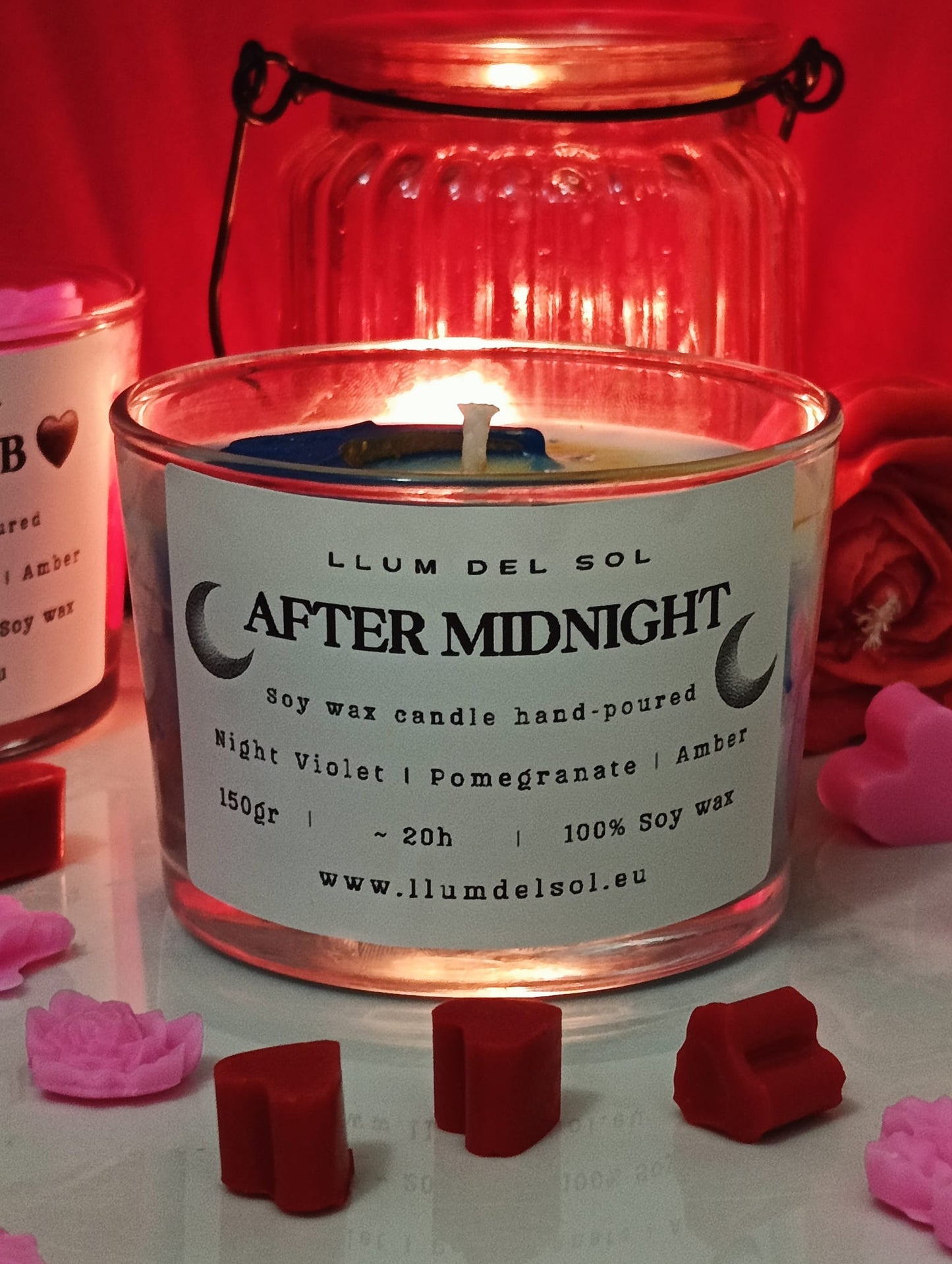 After Midnight – Vela de Soja para Mejores Amigas | Night Violet, Dark Pomegranate & Amber