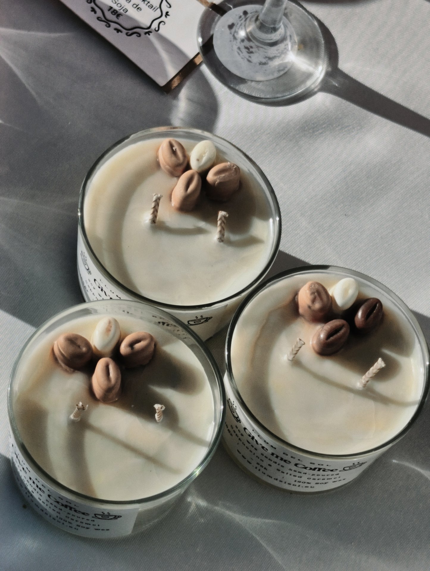 Soy Wax Candle with Cappuccino & Salted Caramel