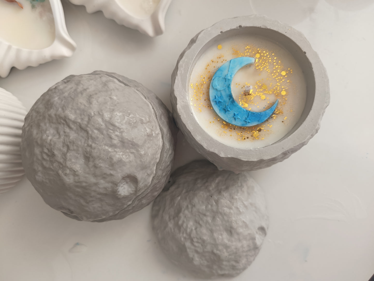 Claro de Luna | Vela cera de soja handmade